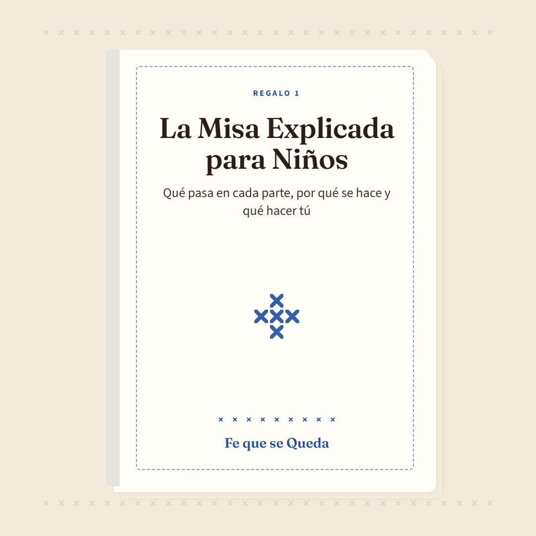 Portada de La Misa Explicada para Niños