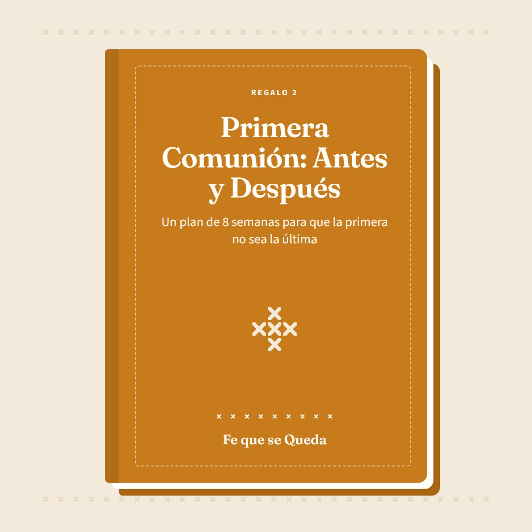 Portada de Primera Comunión: Antes y Después